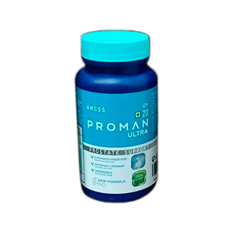 Proman — प्रोस्टेट सपोर्ट कैप्सूल की बोतल